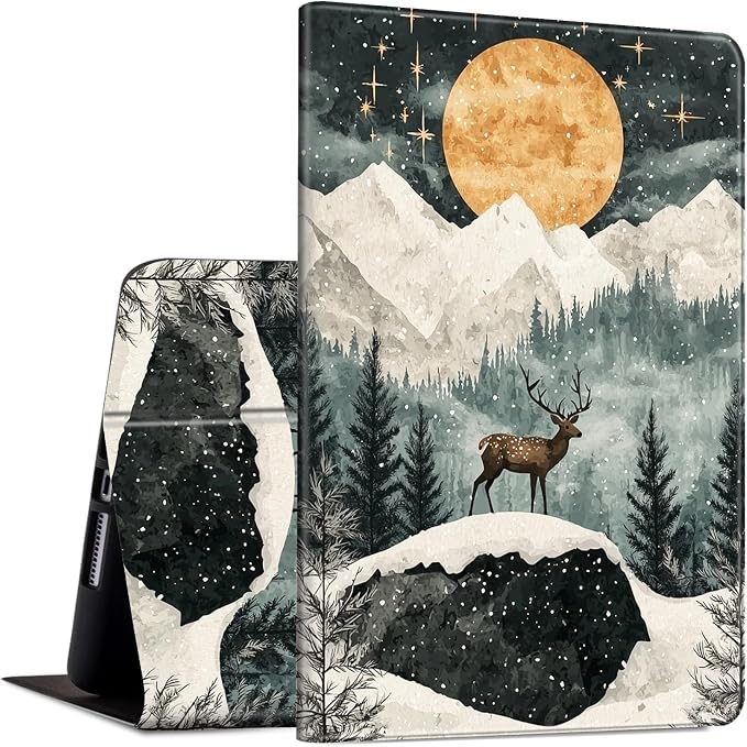 Mountains Sun Deer Elk