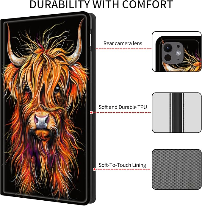 Art Highland Cow