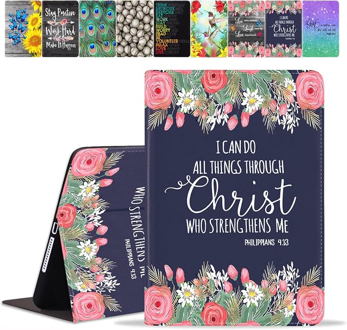 Floral Quote Bible Verse Philippians 4:13