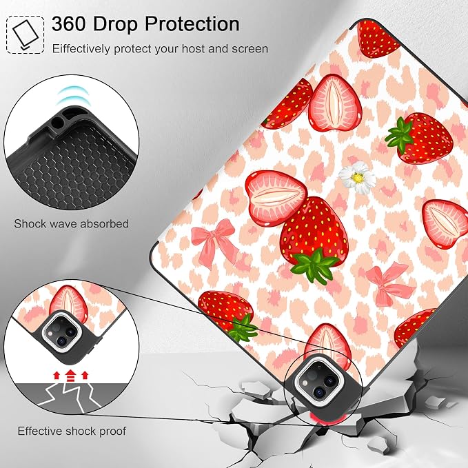 Leopard print strawberry