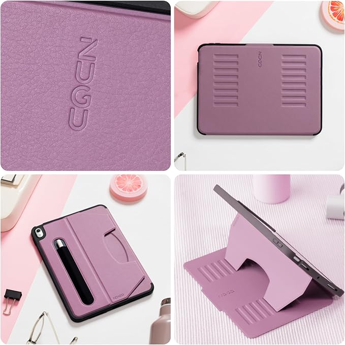 ZUGU CASE for iPad A16 11th Generation 11 Inch (2025) 10th Gen 10.9 Inch (2022) Magnetic Stand &amp Sleep/Wake Cover Model #s A3354 A3355 A3356 A2696 A2757 A2777 Berry Purple