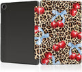 DONGKE Case for Samsung Galaxy Tab A11 Plus A11+ 11 inch (2025/2026) &amp Tab A9 Plus A9+ 11 inch (2024/2023) Slim Smart Stand Cover with Translucent Hard Back Auto Wake/Sleep - Leopard Cherries