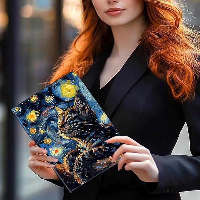 Cute Cat Starry Sky