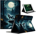 Compatible with iPad Air 13 inch Case (M3 2025 /M2 2024)/12.9 inch Case (6th/5th/4th/3rd 2022/2021/2020/2018) with Pencil HolderAuto Wake/Sleep Protect CoverHowling Wolf