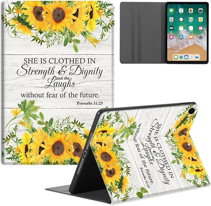 Bible Verse Proverbs 31:25,Yollow Flowers