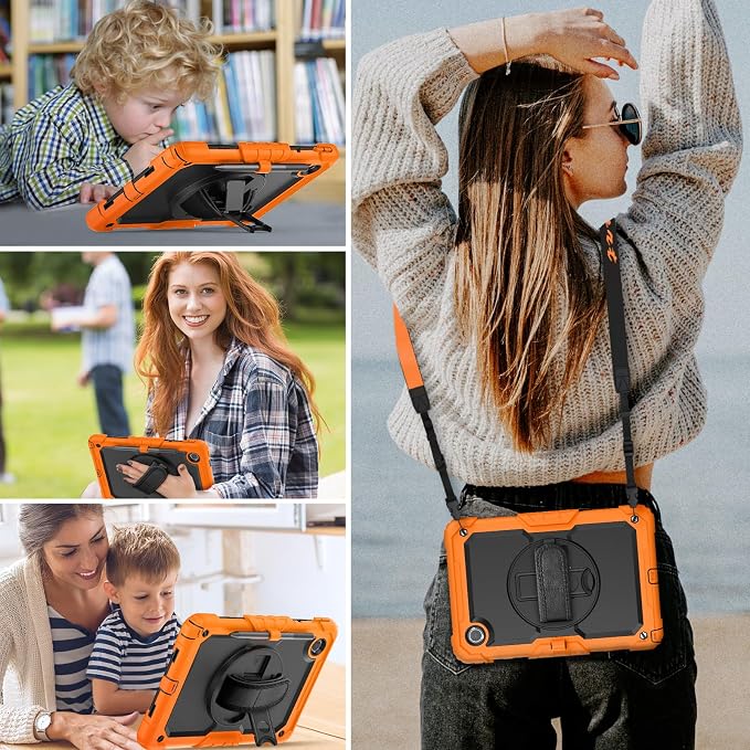 Black/Orange