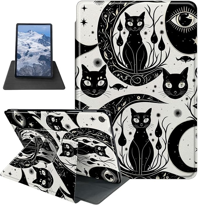 Cats and Moon