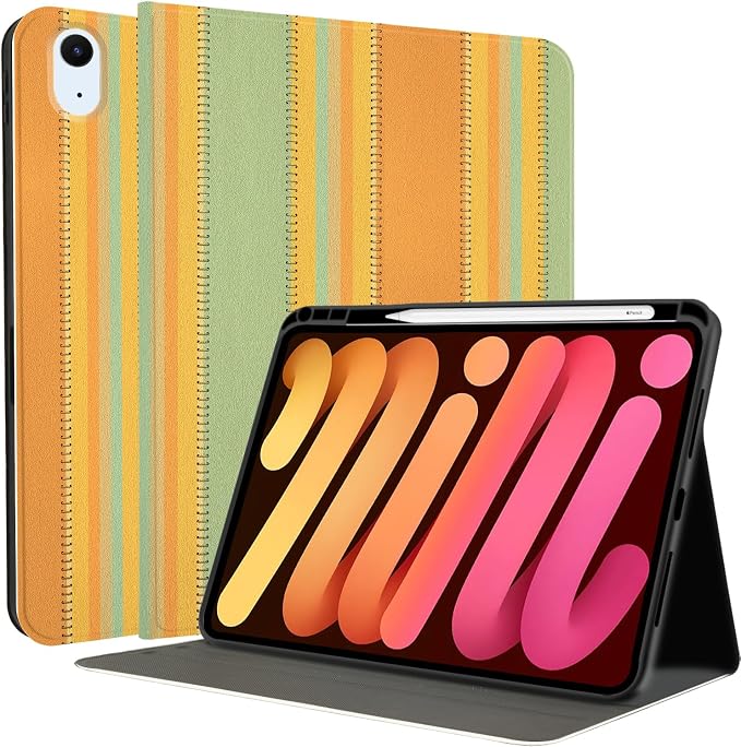 Orange Green Stripes