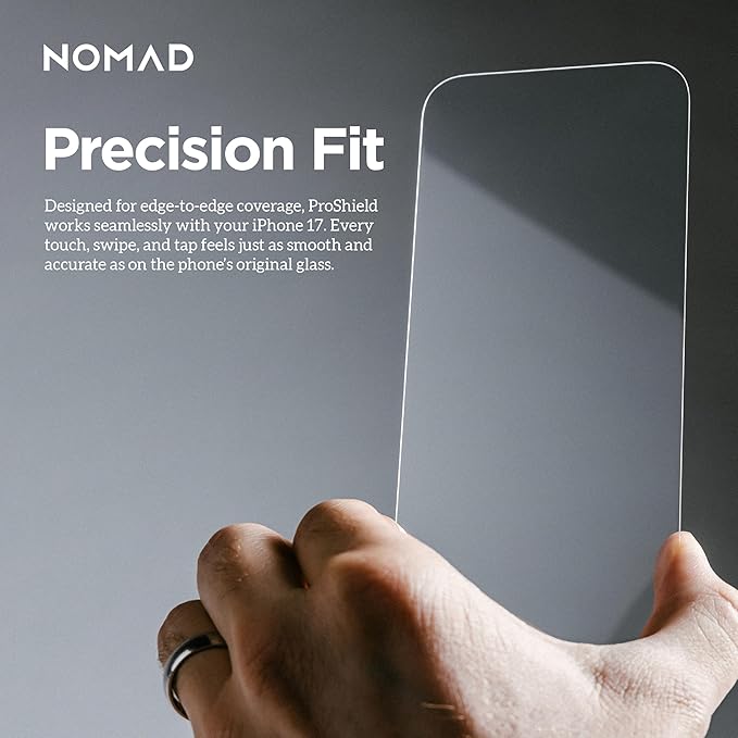 NOMAD Screen Protector compatible with iPhone 17 and iPhone 17 Pro