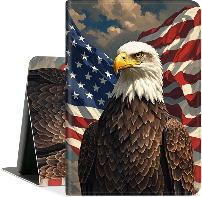 Bald Eagle American Flag