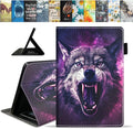 Case for All-New Amazon Fire HD 10 &amp HD 10 Plus Tablet 10.1 (13th/11th Generation 2023/2021 Release) Slim PU Leather Stand Cover with Auto Wake/Sleep Wolf