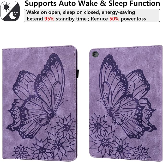 08# Flower Butterfly Purple