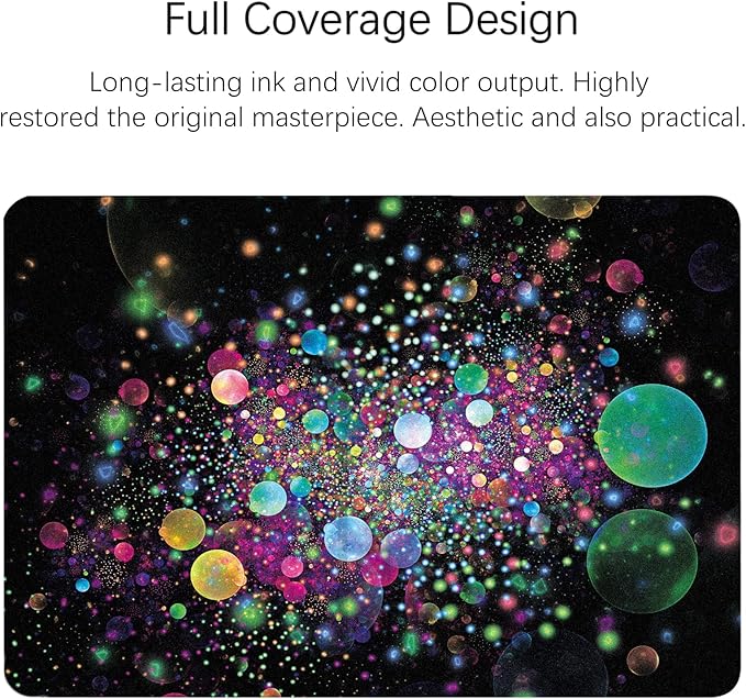 Berkin Arts iPad Air 4th/5th Generation (10.9 Inch) Case 2020/2021 Folio Case Premium Leather Cover Holography Cosmic Colorful Galaxy Theme