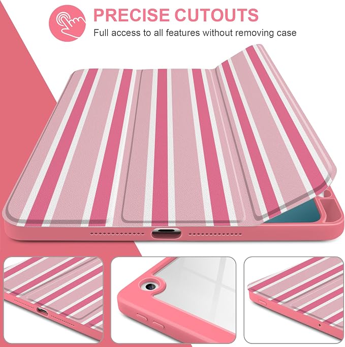 Light Pink&White Stripes