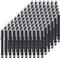 Outus Stylus Pen Set of 100 Universal Capacitive Stylus Compatible with Samsung Tablet Most Devices with Capacitive Touch Screen (Black)