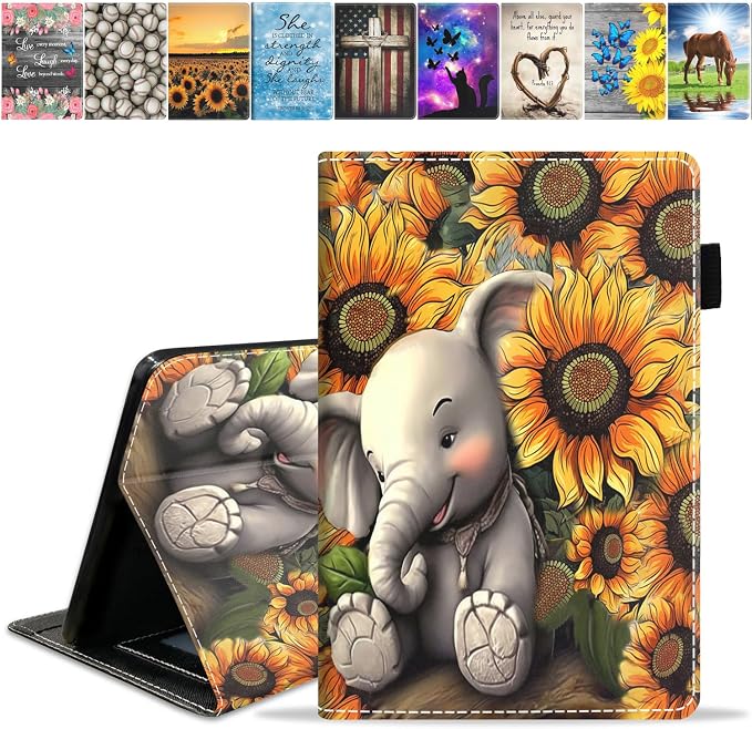 Elephant and Sunflower