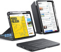 ESR for iPad Air 11 Inch Case M4/M3/M2 (2026/2025/2024) iPad Air 5th/4th Gen Case (2022/2020) Vertical Stand Cover Multi Stand Angles Ultra-Stable Cover with Pencil Holder Flip Series Black