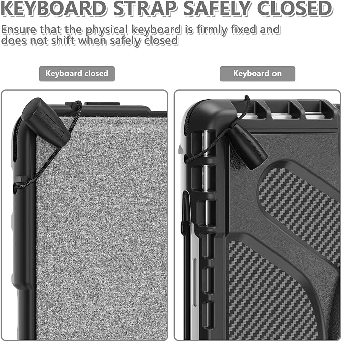 Surface Pro 11/10/9 Keyboard Case-Black