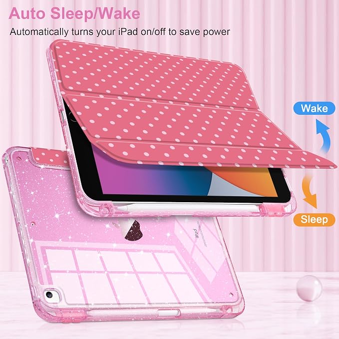 Dark Pink Polka Dot