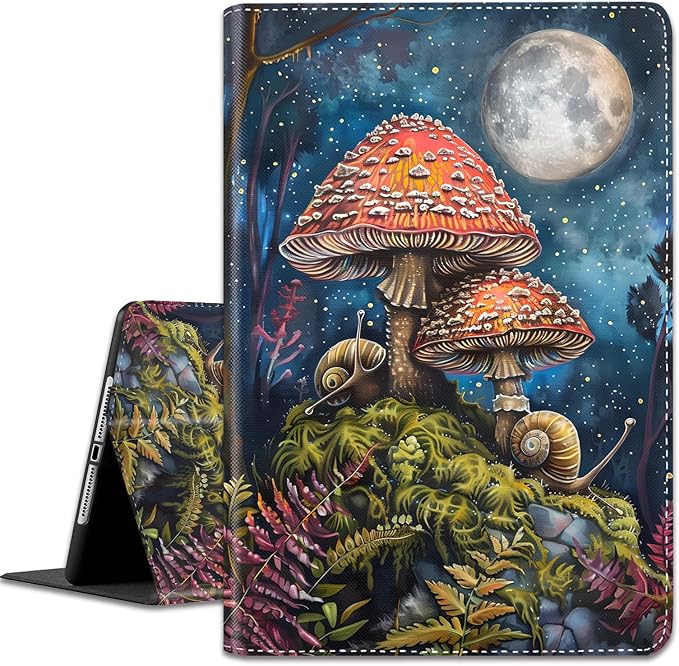Moonlit Snails and Mushrooms