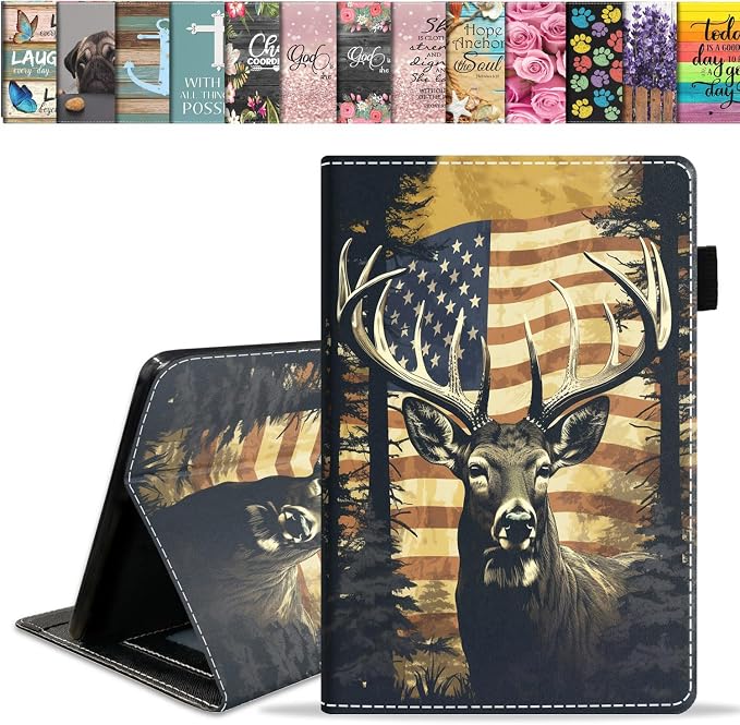 American Flag Jungle Deer