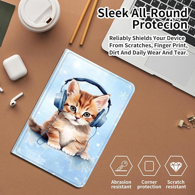 Snowflakes And Cat