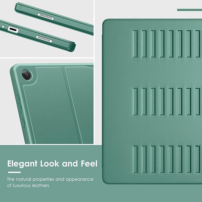 VIKESI Case for Samsung Galaxy Tab A11+ Plus 11 inch 2026 Model (SM-X230/X236)Multiple Angles Stand CoverSoft BackPencil Holderand Auto Sleep/WakeGreen