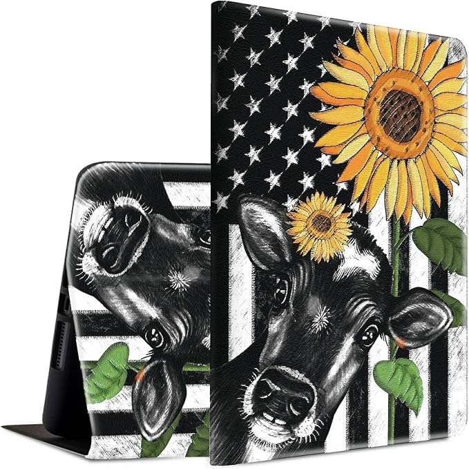 American Flag Sunflower/Cow