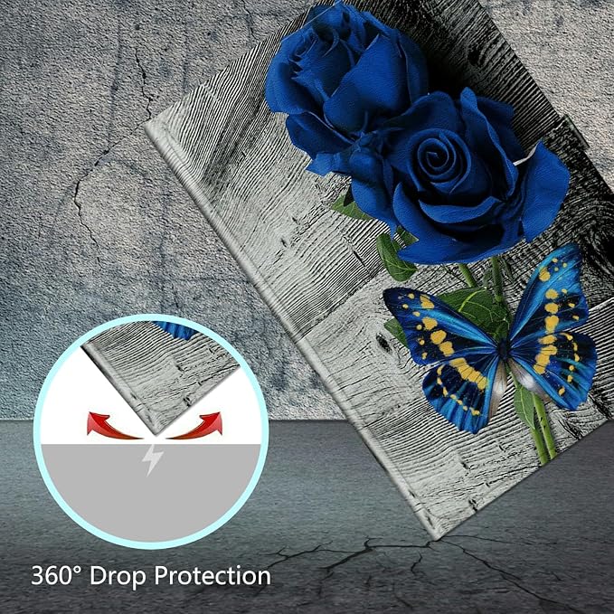 Blue Roses On The Board