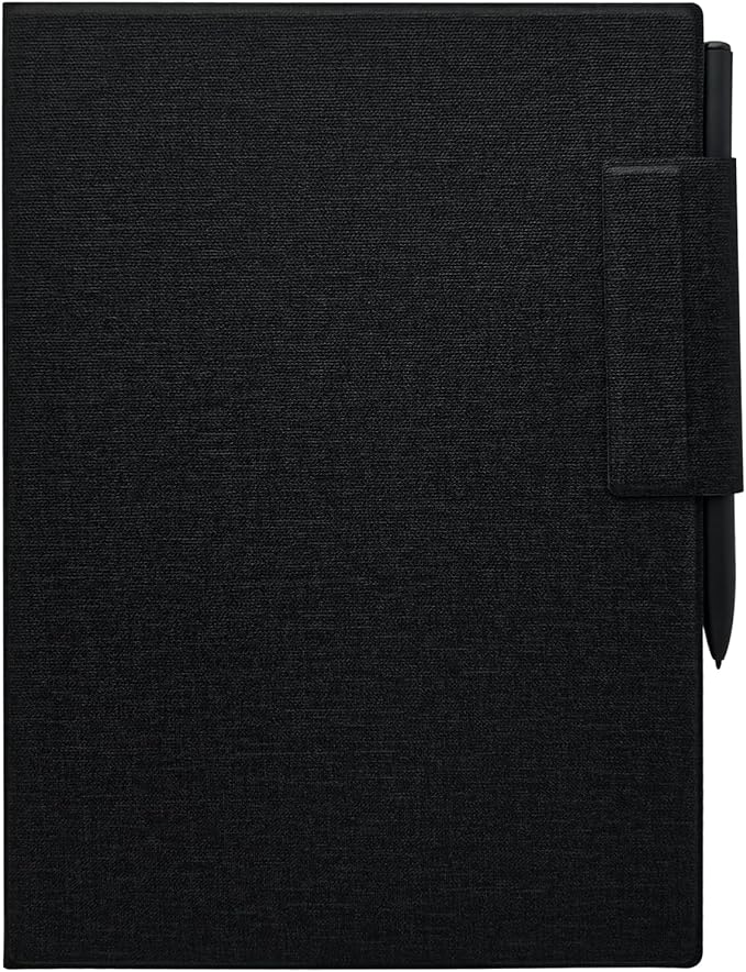 Magnetic Stand Folio Case for iFLYTEK AINOTE 2 10.65 E-Ink Tablet (2025 Released) Ultra-Thin Lightweight Premium PU Leather Cover with Magnetic Pen Buckle &amp Auto Sleep/Wake (Cloth Black)