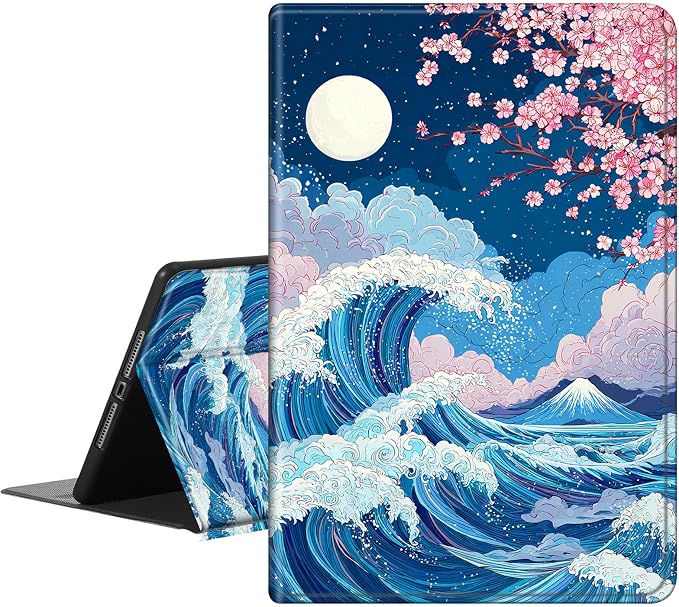 Vintage Cherry Blossom Wave