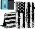Case for Samsung Galaxy Tab A9 Plus/A9+ 5G 11 Inch 2023 Model (SM-X210/X216/X218)Card Slot PU Leather TPU Case Pen Holder Auto Wake SleepVintage American Flag