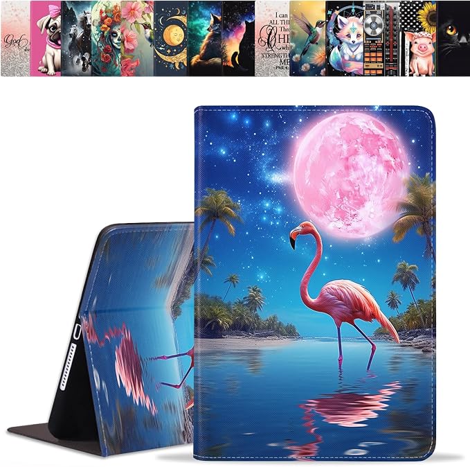 Flamingo Under Moon