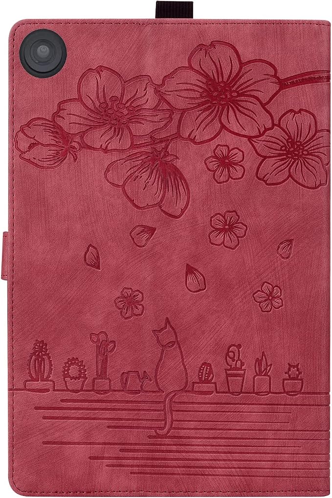 04# Cherry Blossom Wine Red Cat