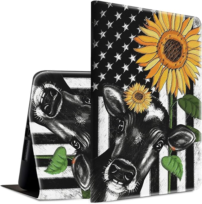 American Flag Sunflower/Cow