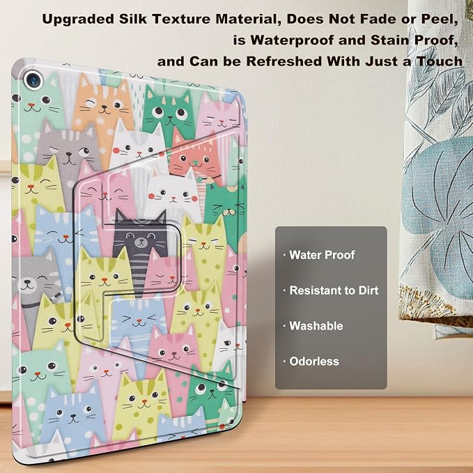 Cute Colorful Cat Print