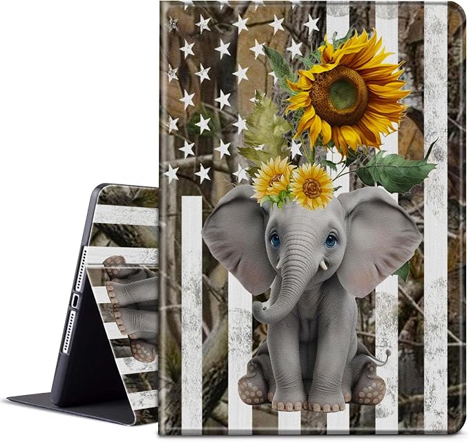 American Flag Elephant Sunflower
