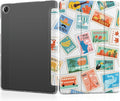 DONGKE Case for Samsung Galaxy Tab A11 Plus A11+ 11 inch (2025/2026) &amp Tab A9 Plus A9+ 11 inch (2024/2023) Slim Smart Stand Cover with Translucent Hard Back Auto Wake/Sleep - Post Stamps