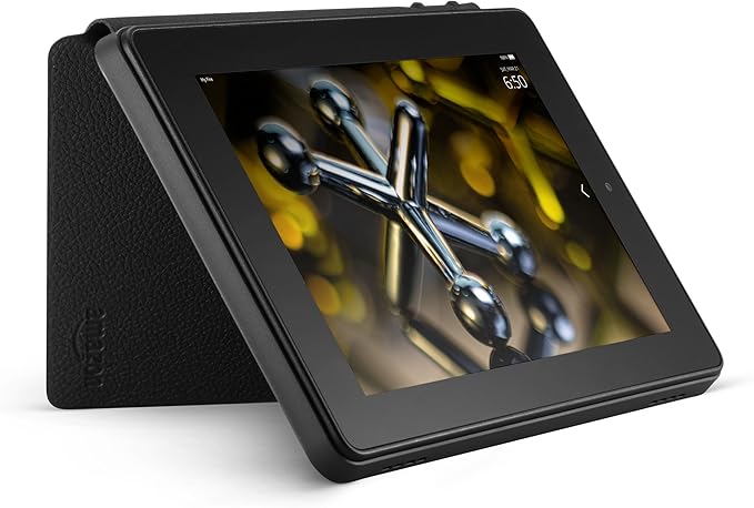 Standing Leather Case for Fire HD 7 (4th Generation) Black