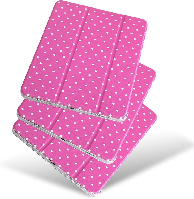 Hot Pink White dots