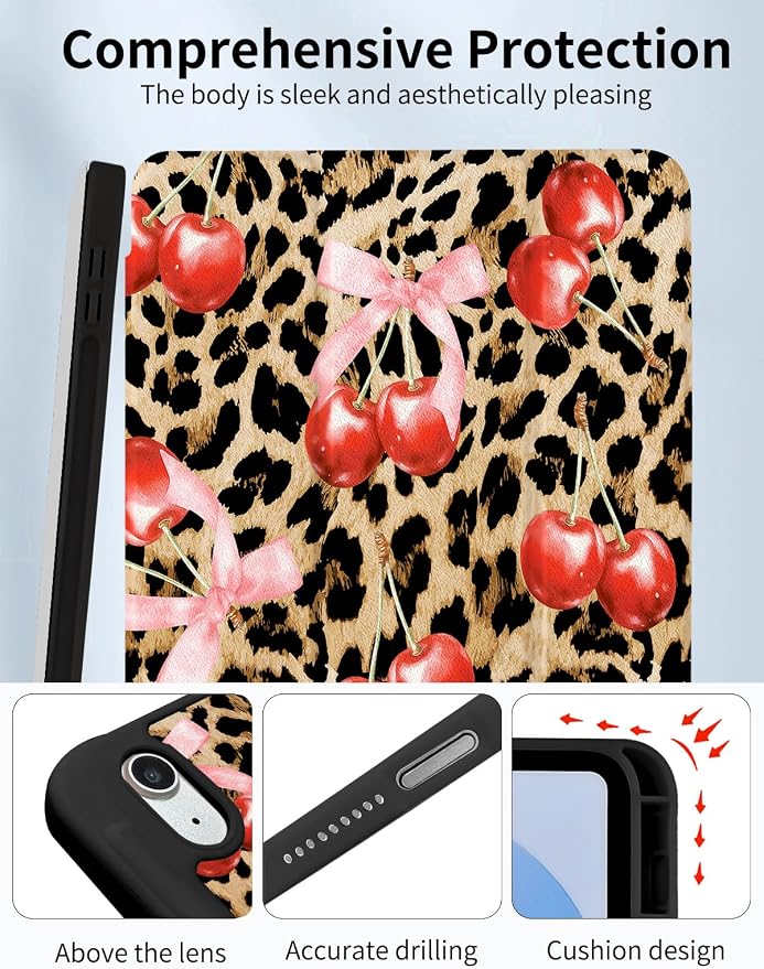 Brown Leopard & Pink Bow
