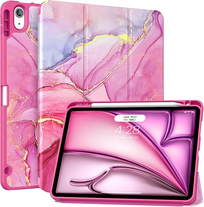 B-HotPink Marble
