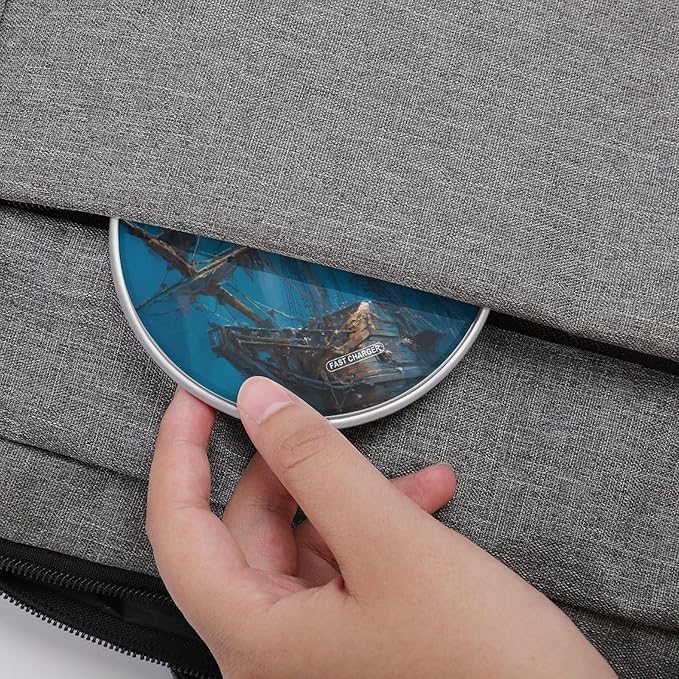 Deep Sea Shipwreck Ancient Pirates Ship Phone Charger Magnetic Charging Pad Anti-Slip with USB Cable
