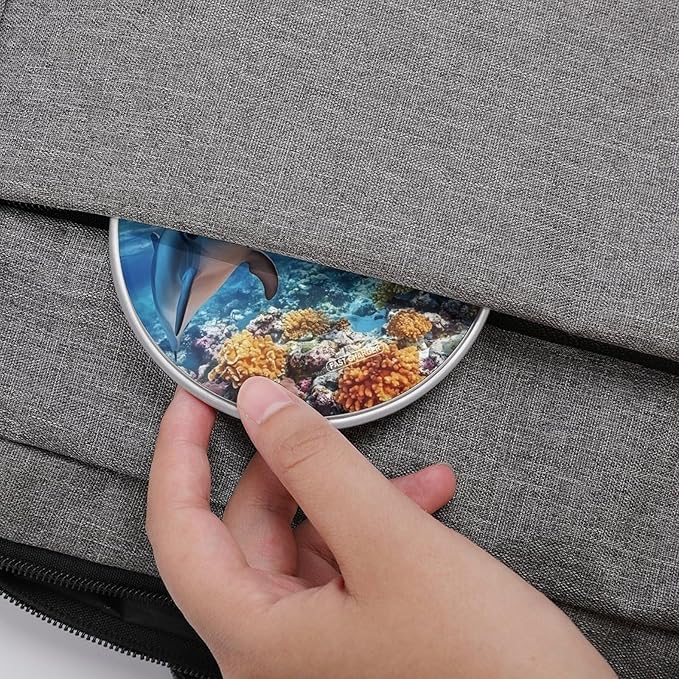 Ocean Dolphin Wireless Charger Anti-Slip Wireless Charging Pad Slim Charger Mat for Men Women