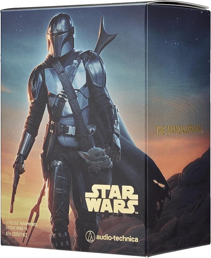 Audio-Technica ATH-CKS50TW2ML Limited-Edition Star Wars The Mandalorian Wireless Earbuds