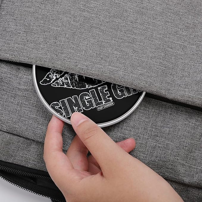 Single Girls Phone Charger Magnetic Charging Pad Anti-Slip with USB Cable