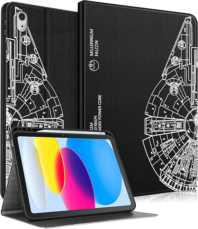 for iPad 10th Generation Case 10.9 Inch for iPad 11th(A16) 2025 Girls Cute Boys Kids Women Folio Cover with Pencil Holder Cool Design Men Teens Unique Tablet Cases for Apple 10/11
