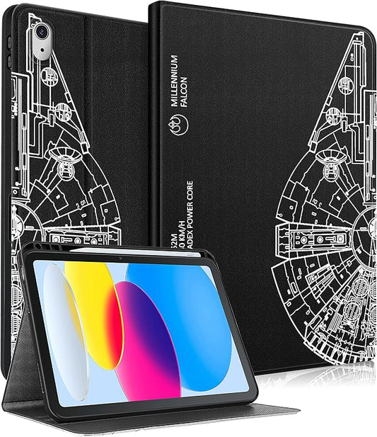 for iPad 10th Generation Case 10.9 Inch for iPad 11th(A16) 2025 Girls Cute Boys Kids Women Folio Cover with Pencil Holder Cool Design Men Teens Unique Tablet Cases for Apple 10/11