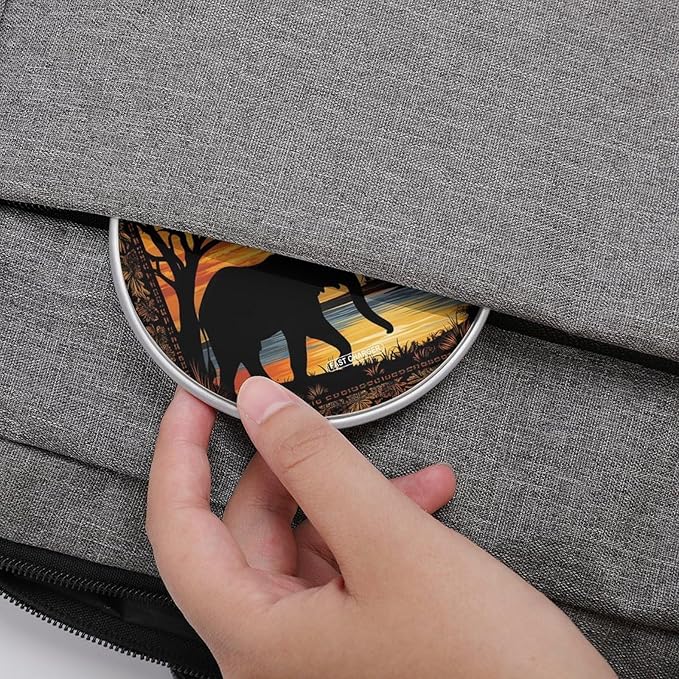 Elephant Animal Wireless Charger Anti-Slip Wireless Charging Pad Slim Charger Mat for Men Women