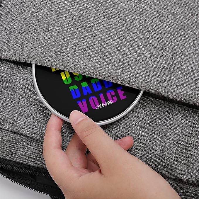 Daddy Voice Gay Proud LGBT Phone Charger Magnetic Charging Pad Anti-Slip with USB Cable